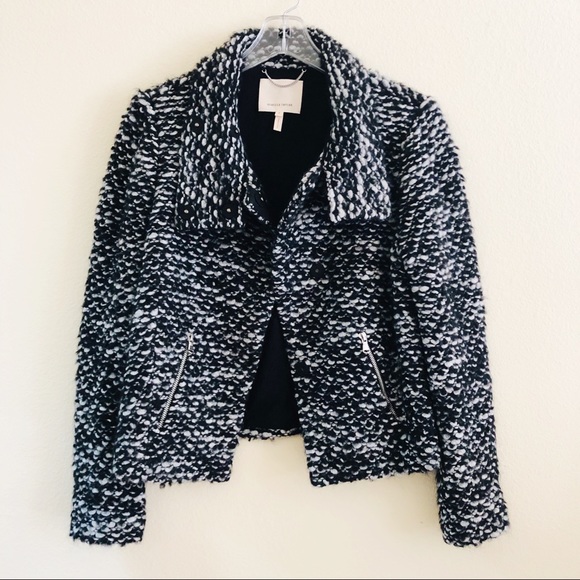 REBECCA TAYLOR Cropped Tweed Jacket Size 6 - Picture 5 of 8